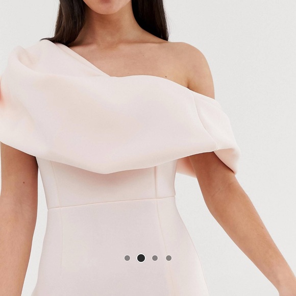 Petite Mini Dress with Shoulder Detail - Picture 3 of 8